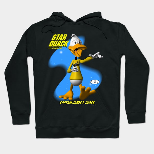 Captain Quack Hoodie by Big Hit Comics